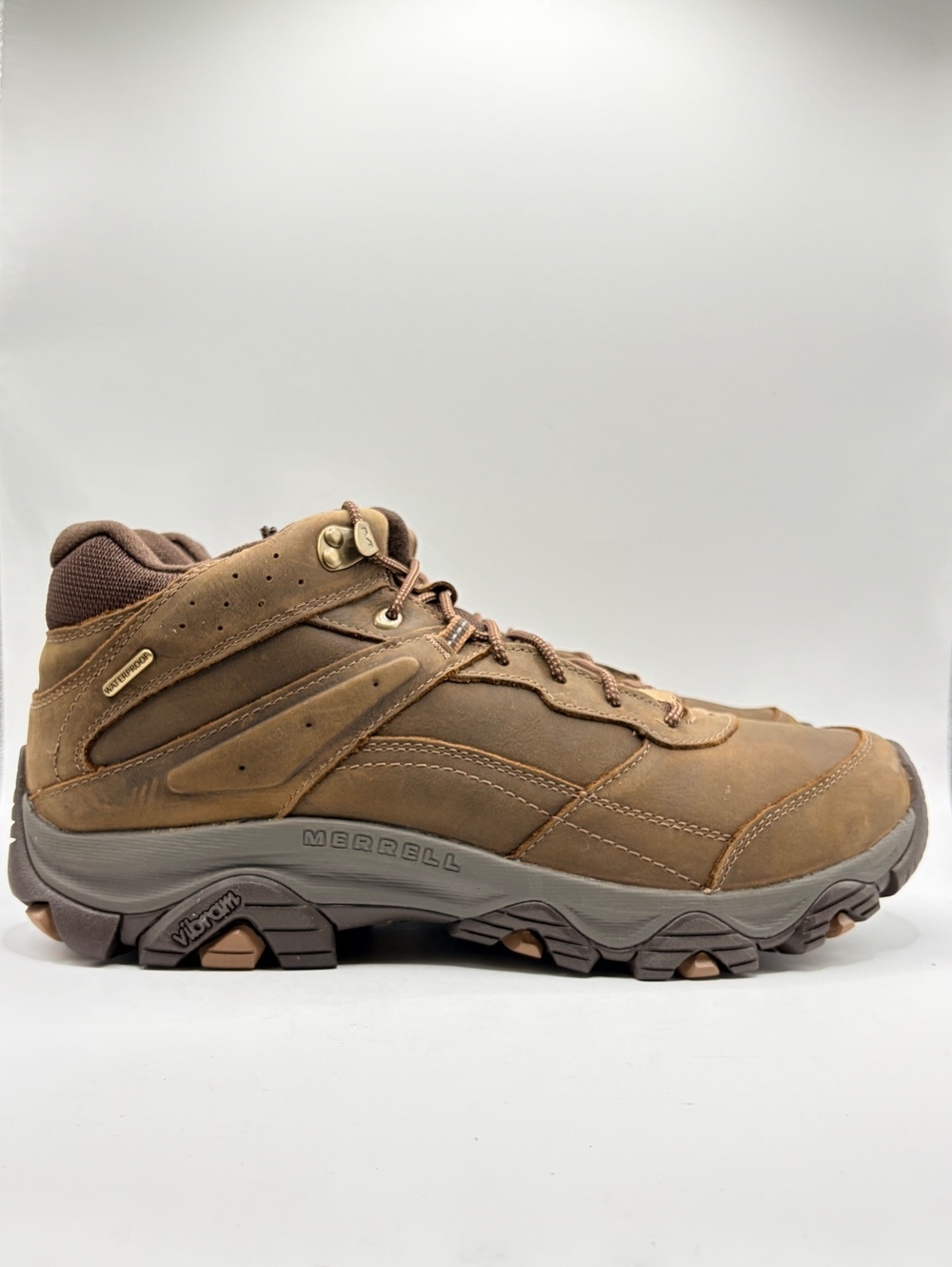 Merrell Moab Adventure 3 Mid Waterproof Men’s Leather Hiking Boots Brown 13 Men